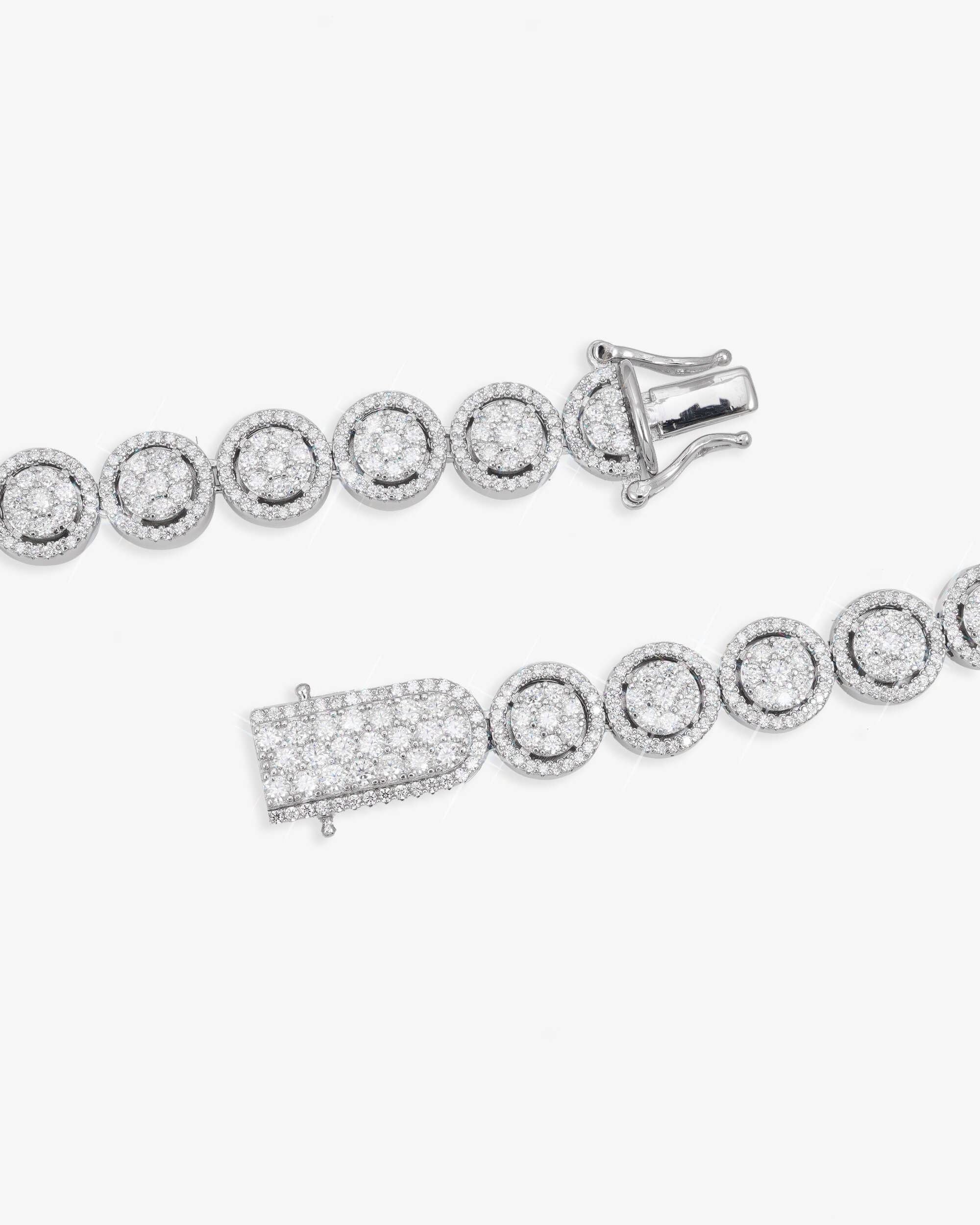 10MM Iced Out Bezel Set Tennis Chain 14K Gold - Image 4