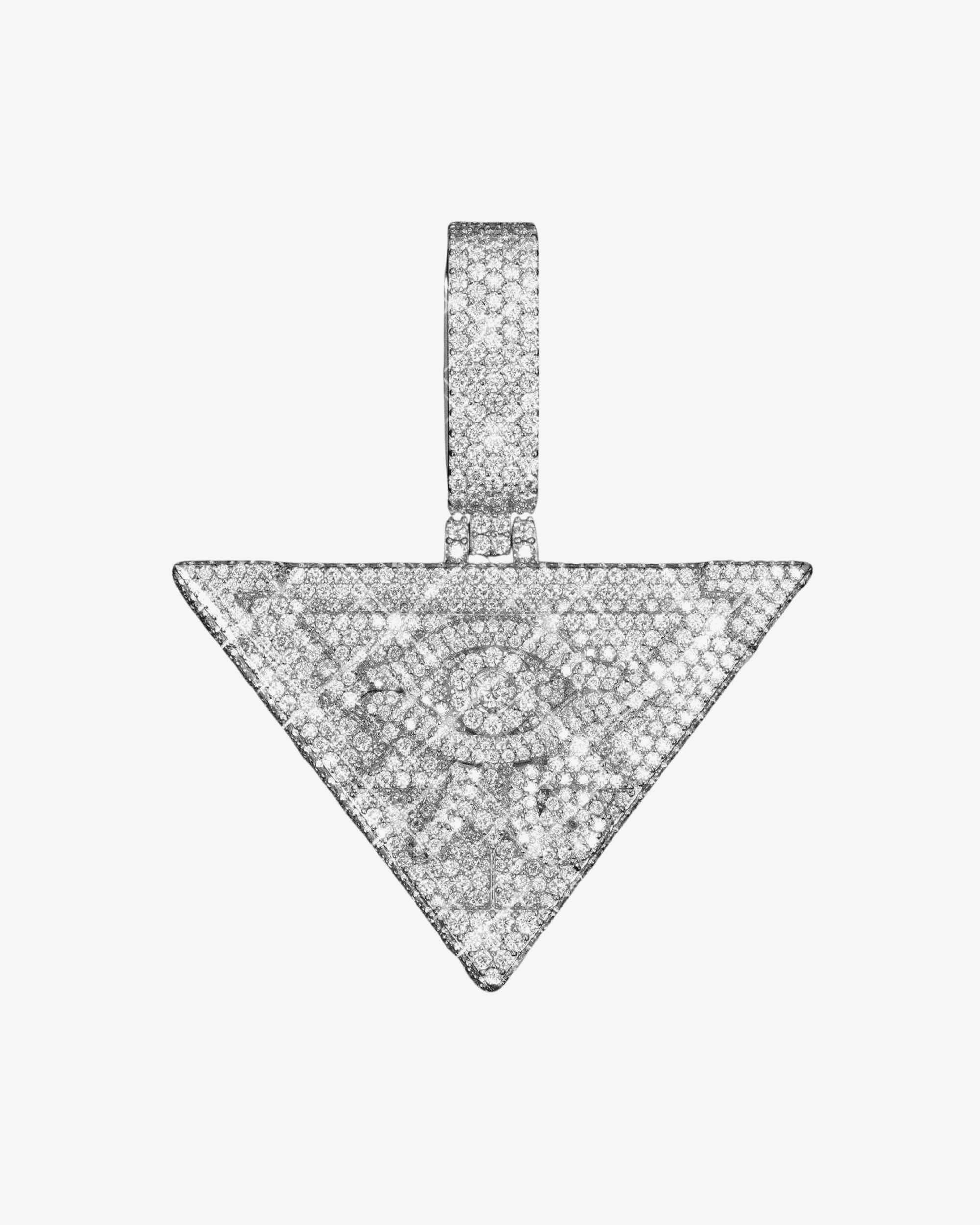 "ILLUMINATI" Custom Moissanite Pendant 14K Gold