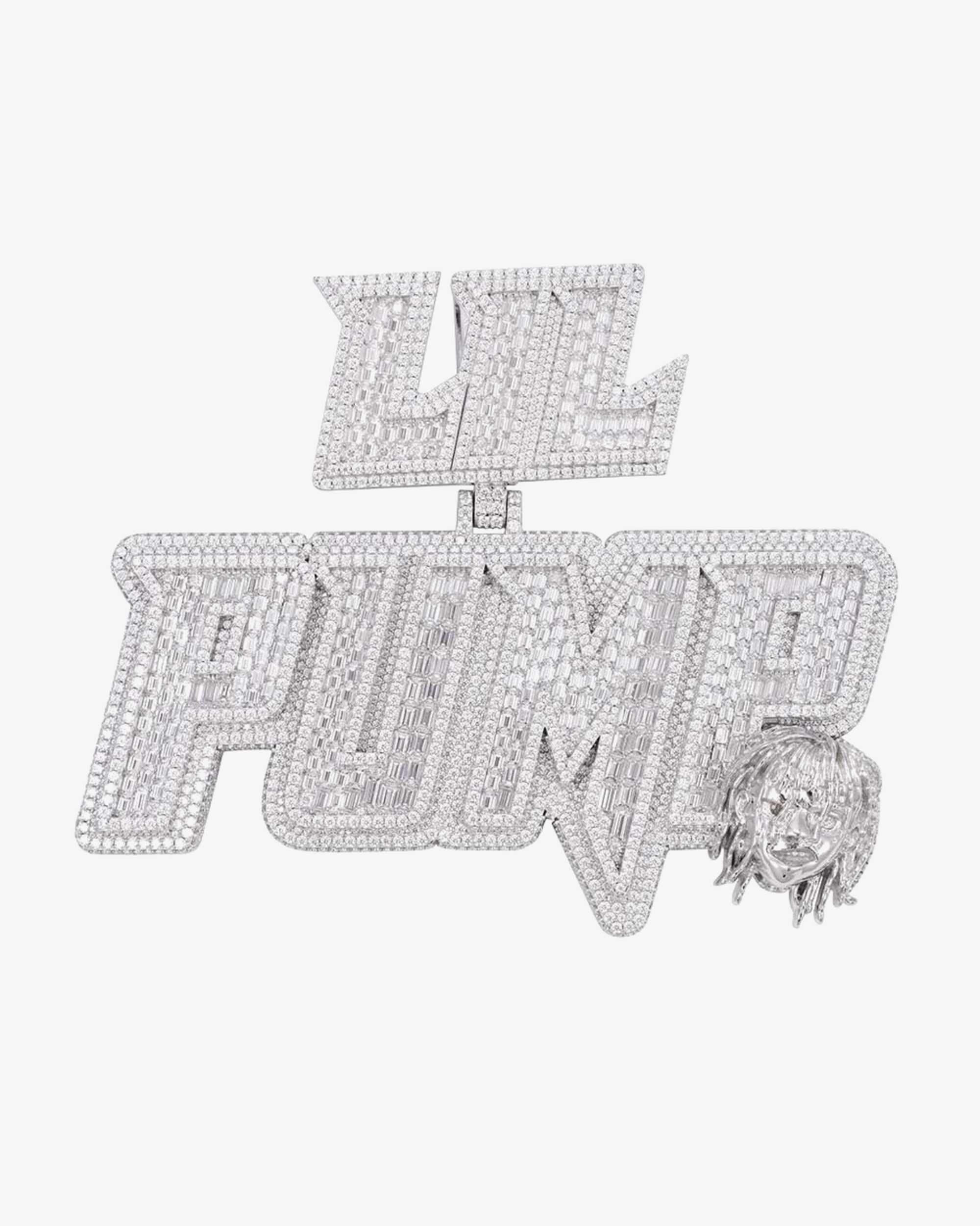 "LIL PUMP" Custom Diamond Pendant 14K Gold