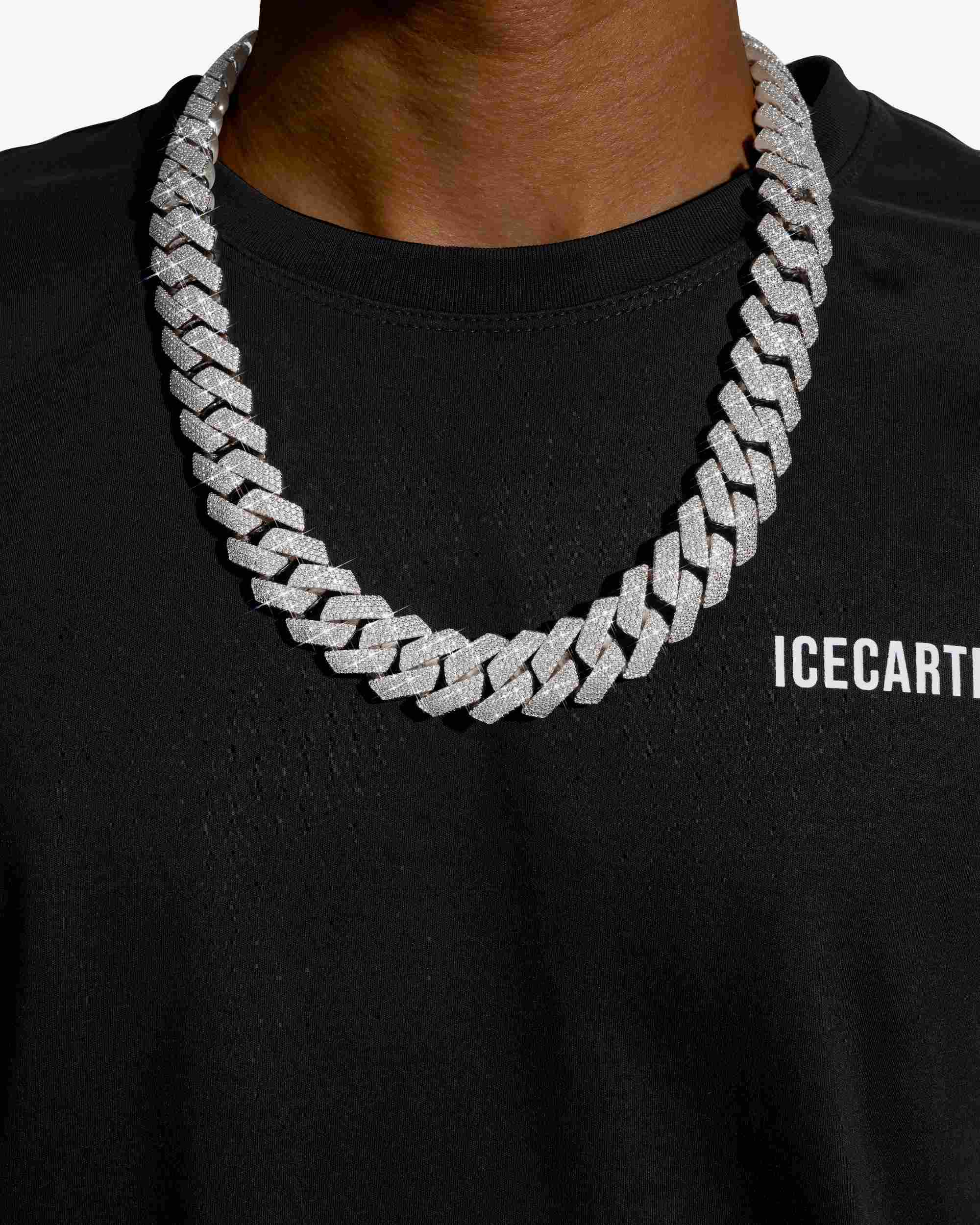 Moissanite Cuban Link Chain 14K Gold (ALL SIZES) - Image 21