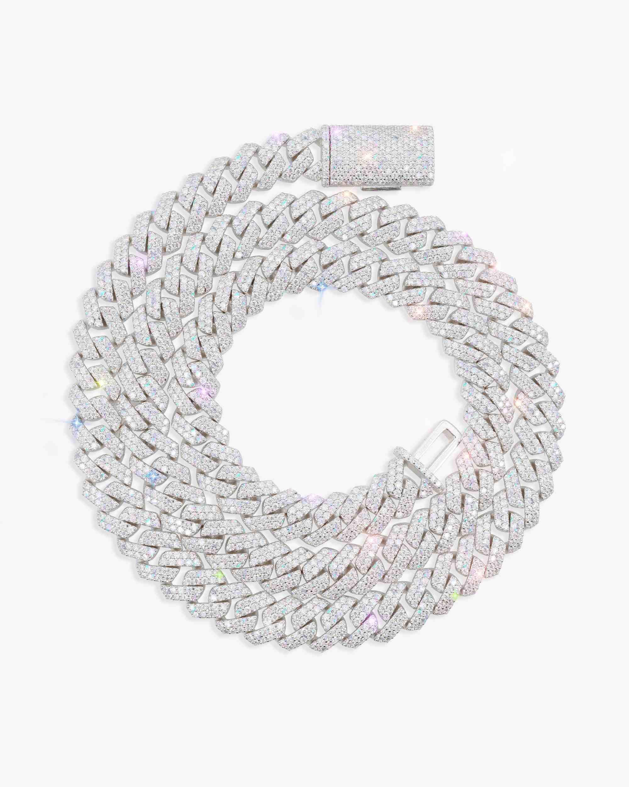 Moissanite Cuban Link Chain 14K Gold (ALL SIZES) - Image 41