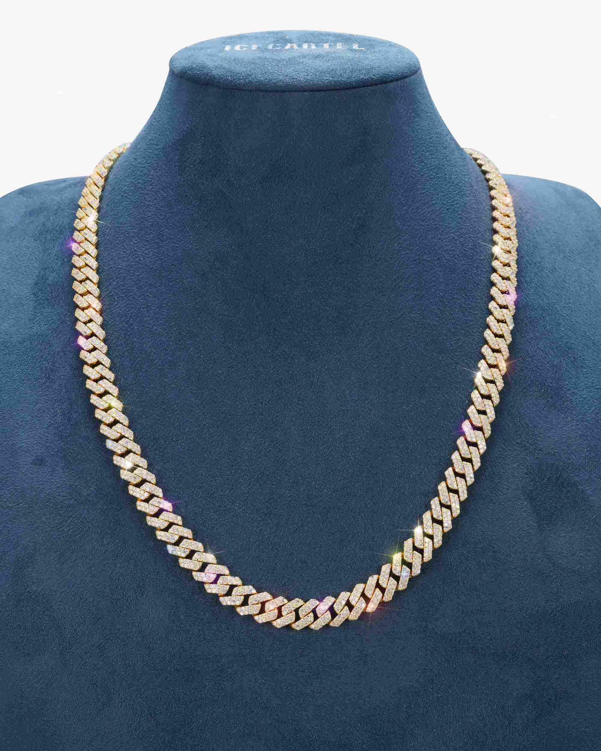 Moissanite Cuban Link Chain 14K Gold (ALL SIZES) - Image 44