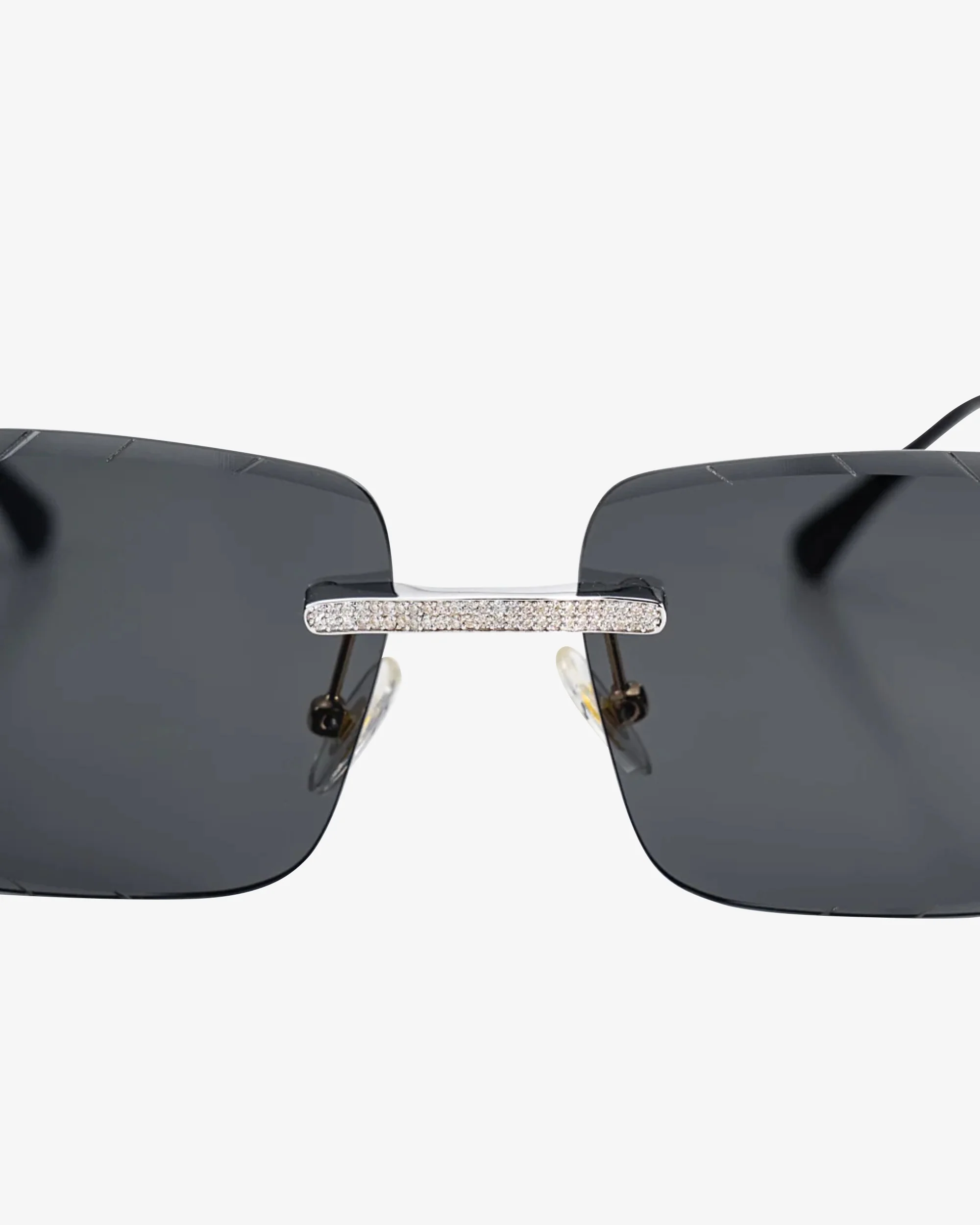 Moissanite Diamond Classic Sunglasses 14K Gold - Image 12