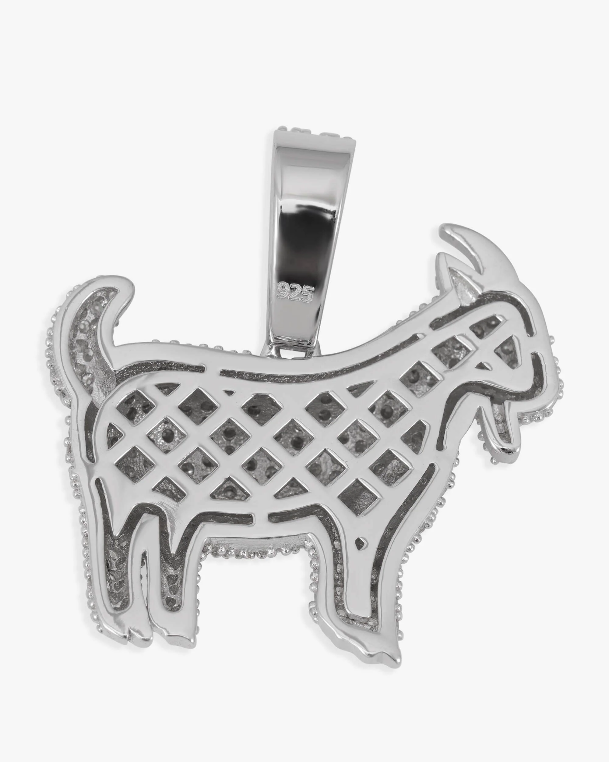 Moissanite GOAT Pendant 14K Gold - Image 5