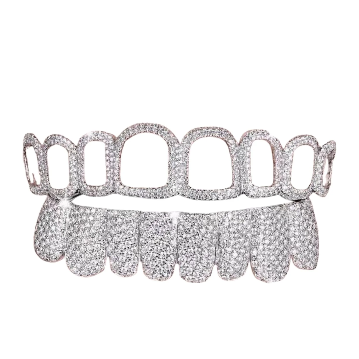 Open Face Moissanite Grillz - Image 3