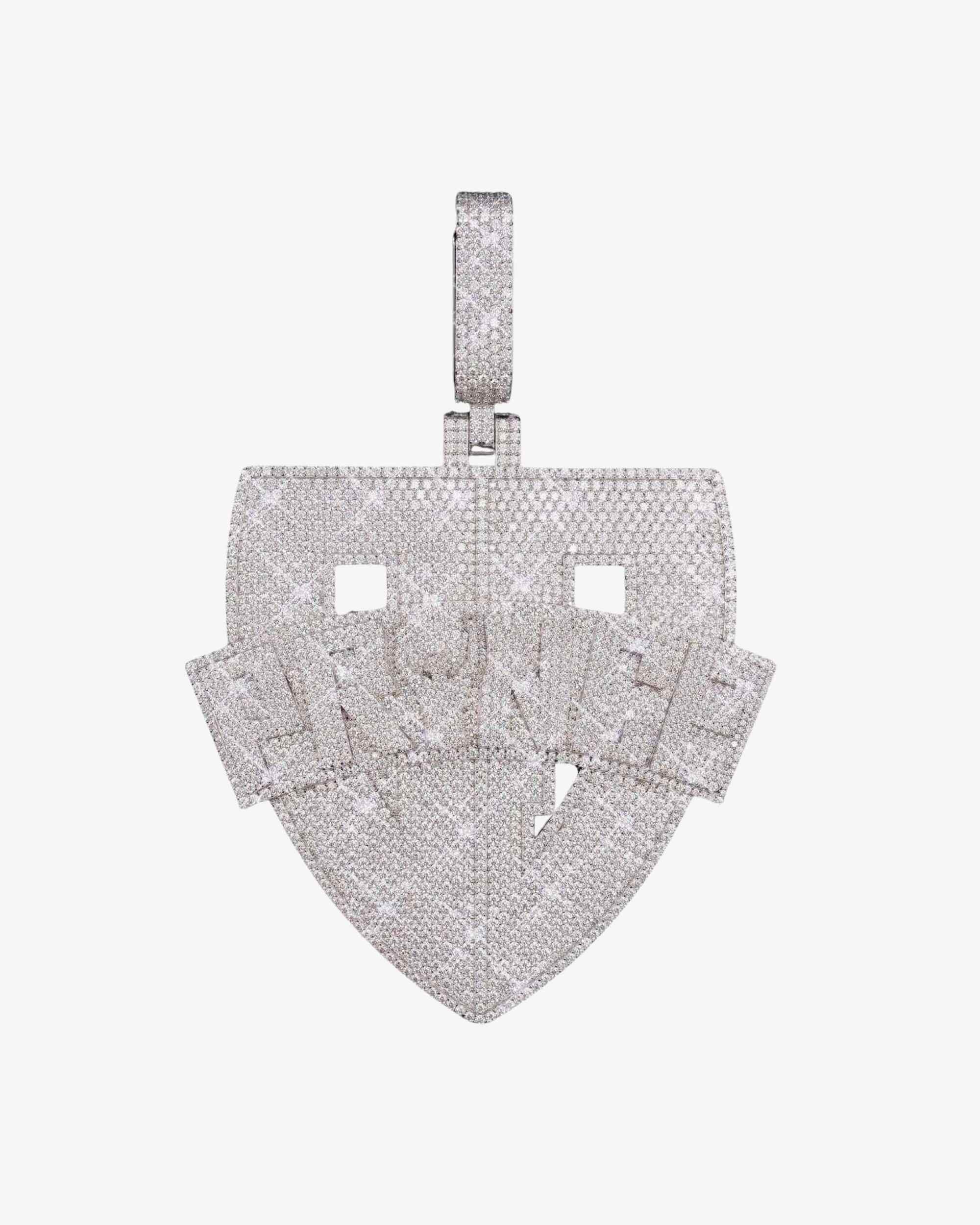 "PRINCE" Custom Logo Moissanite Pendant 14K Gold