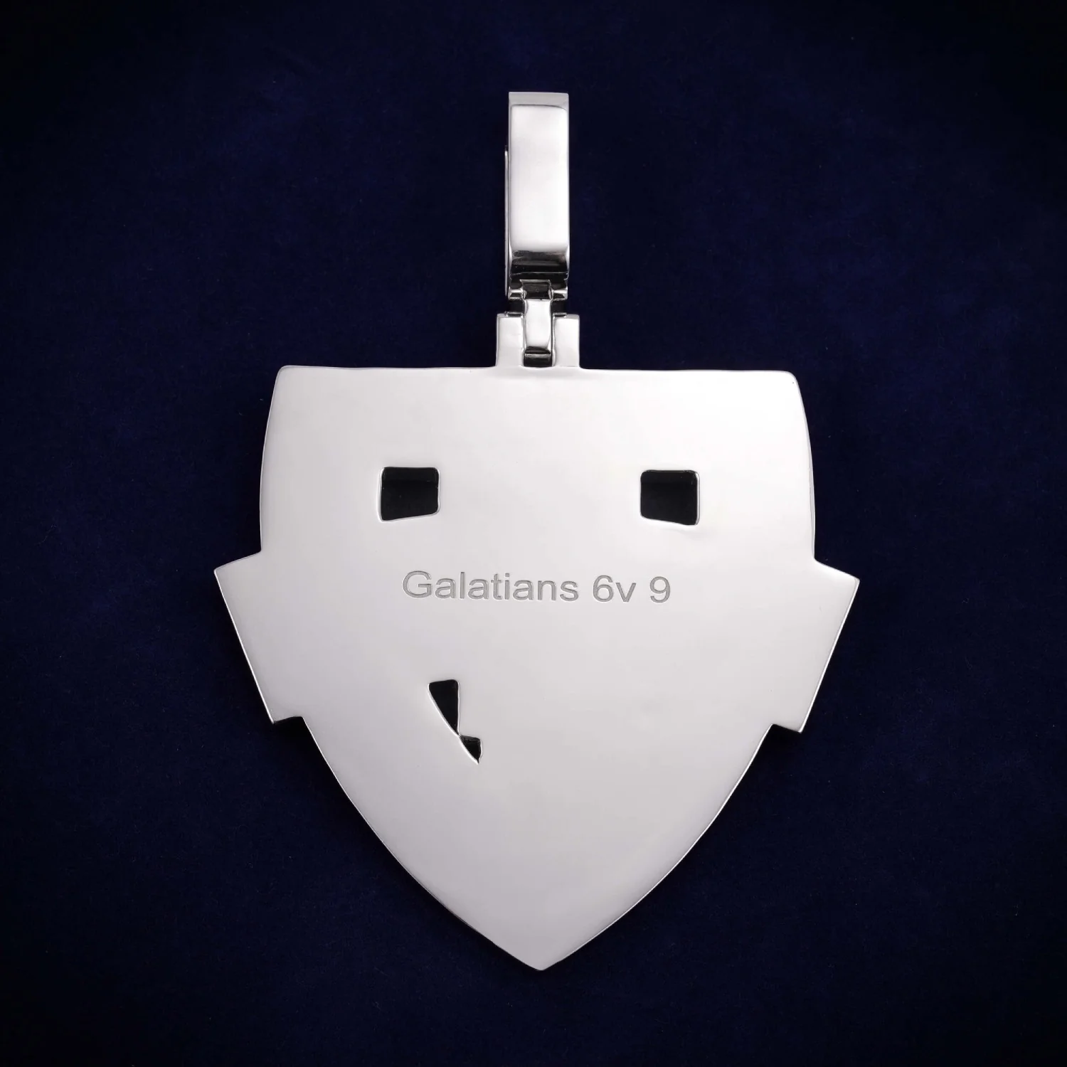 "PRINCE" Custom Logo Moissanite Pendant 14K Gold - Image 3