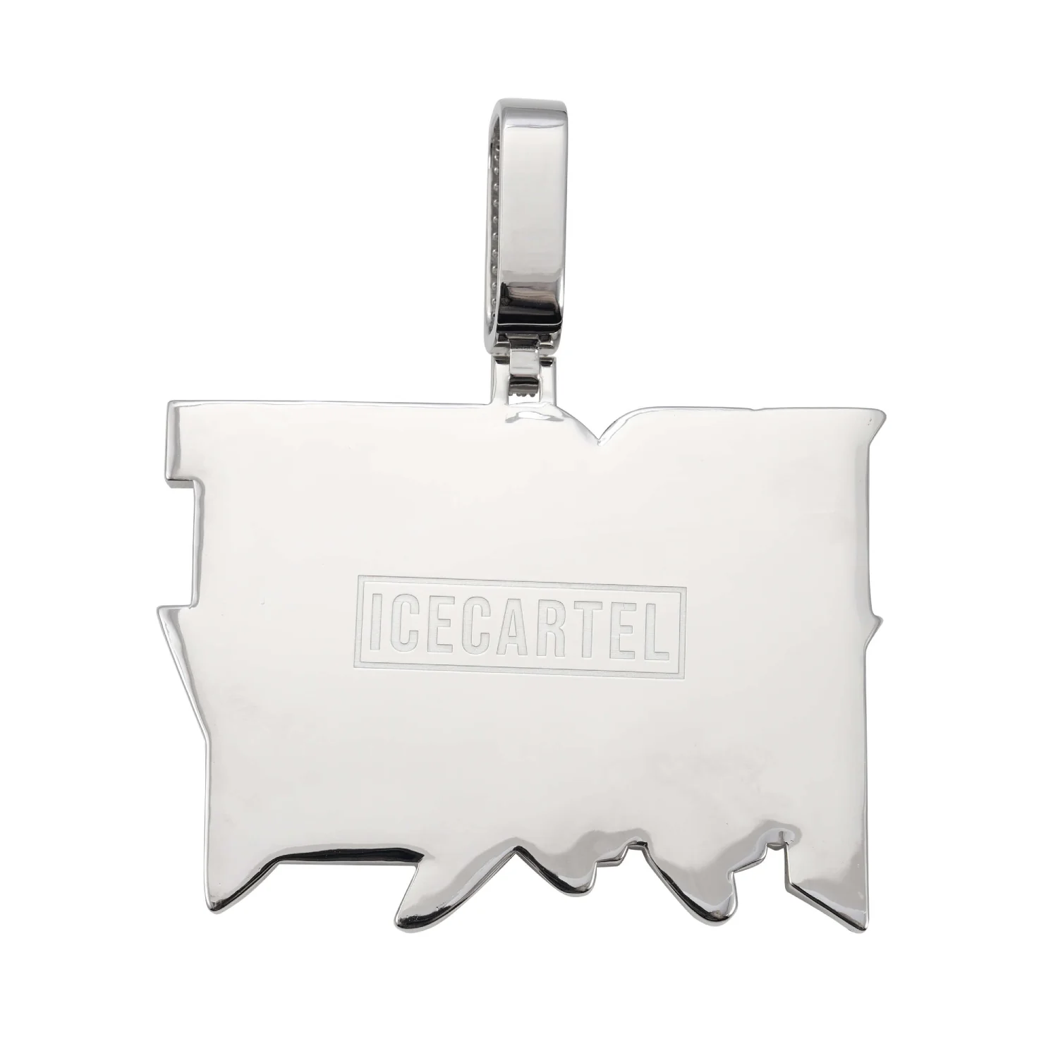 "PROFIT MARLEY" Moissanite Custom Name Pendant 14K Gold - Image 3