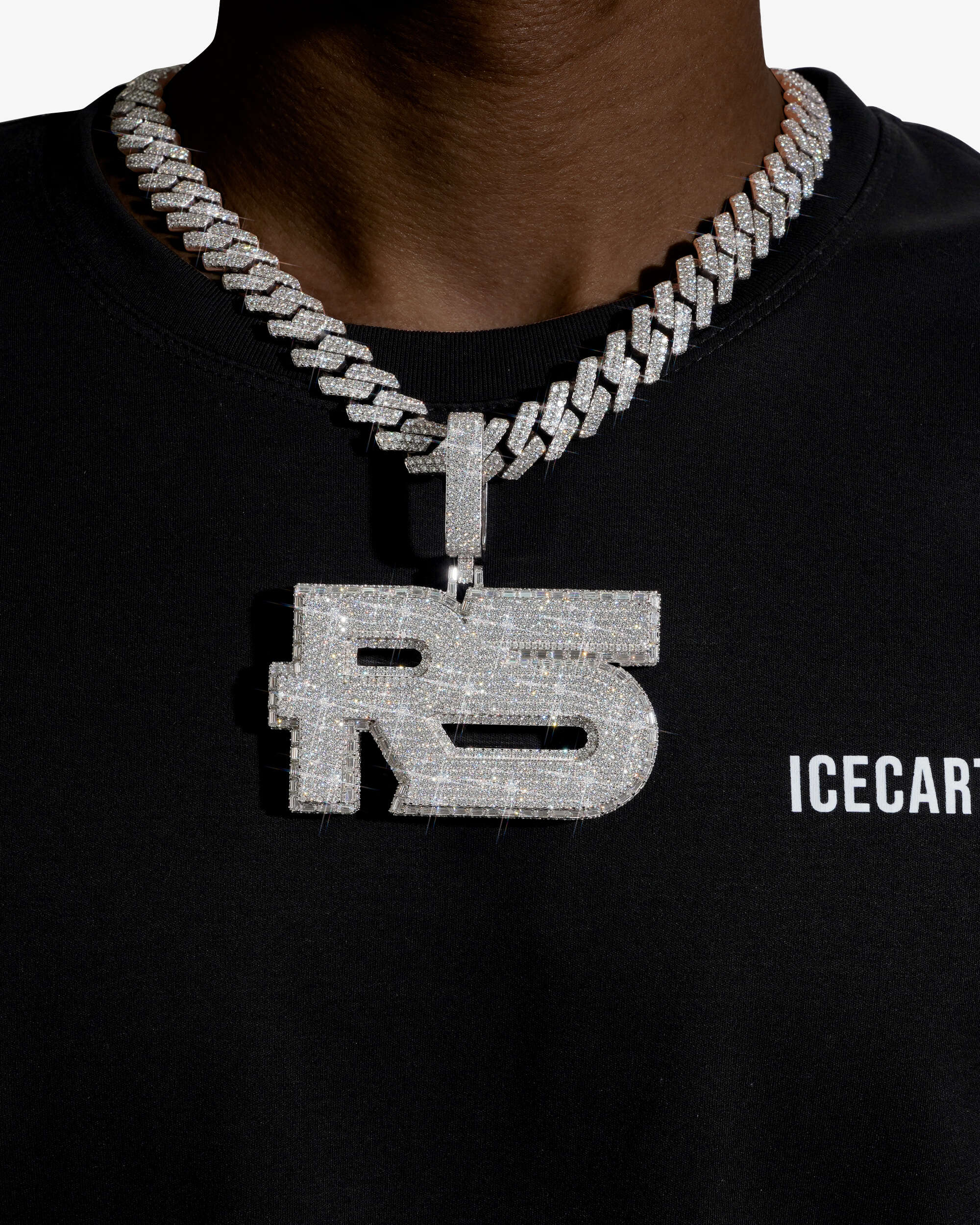 "RICK ROSS R5" Custom Diamond Pendant 14K Gold - Image 6