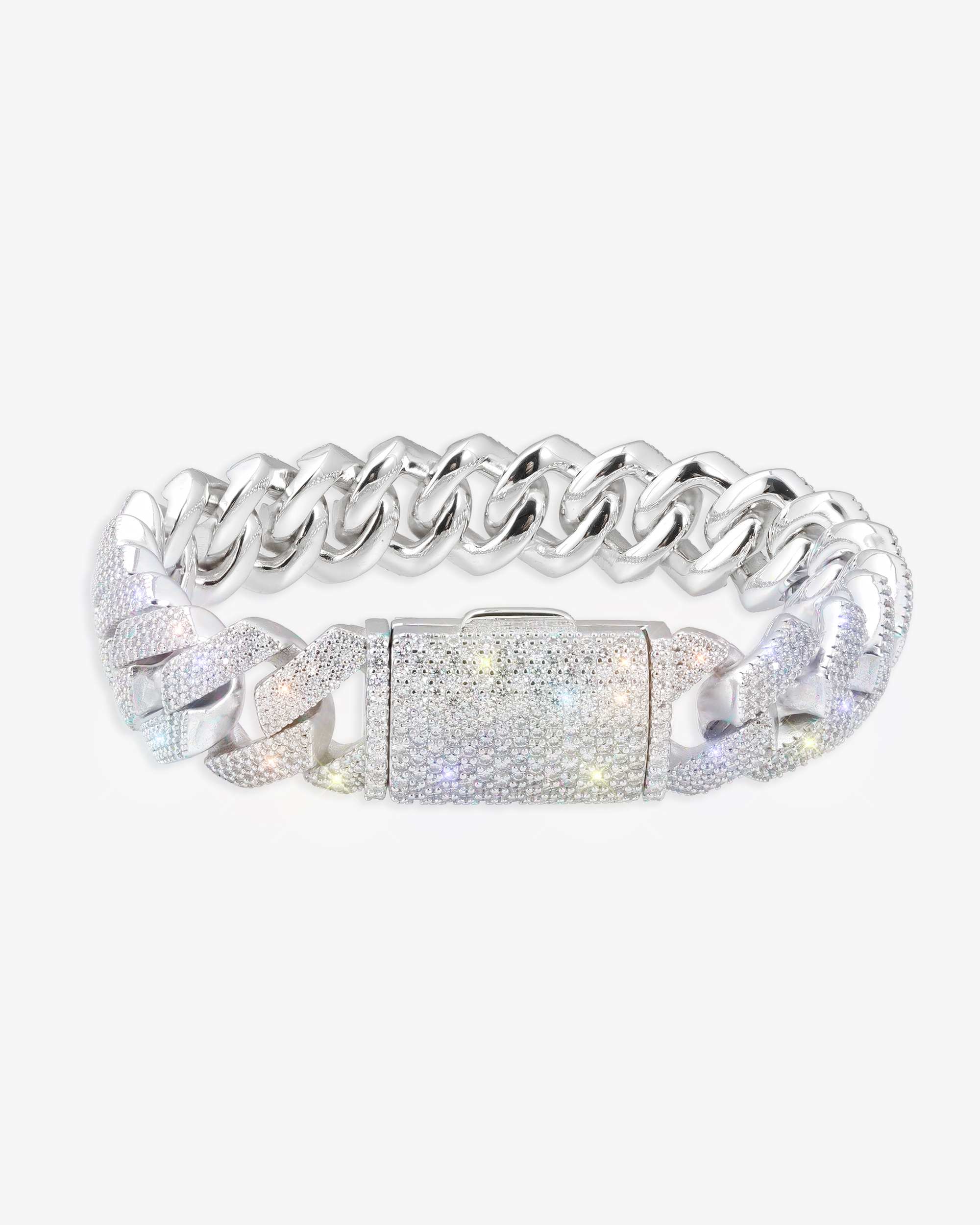 Moissanite Cuban Link Bracelet 14K Gold (ALL SIZES) - Image 13