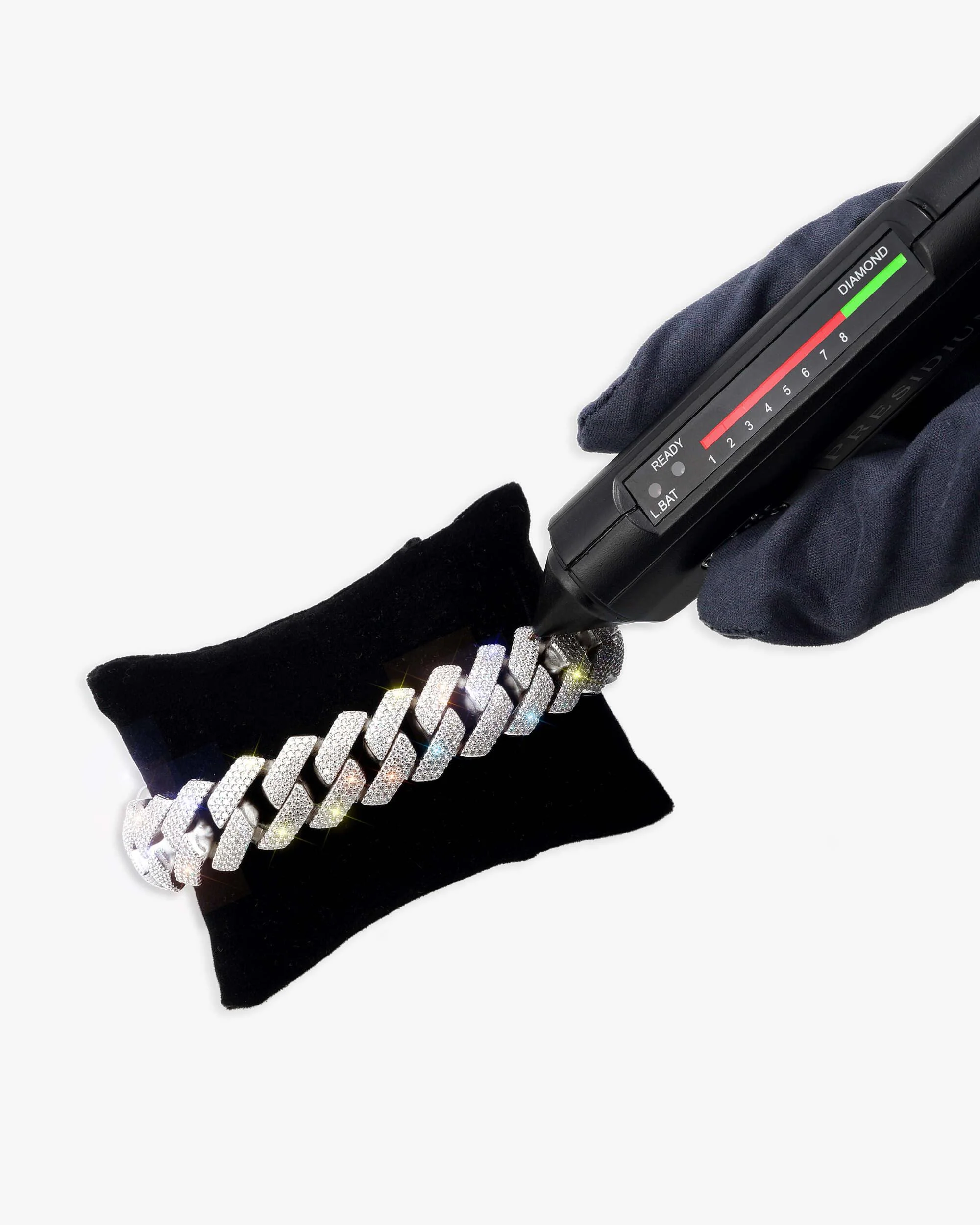 Moissanite Cuban Link Bracelet 14K Gold (ALL SIZES) - Image 15