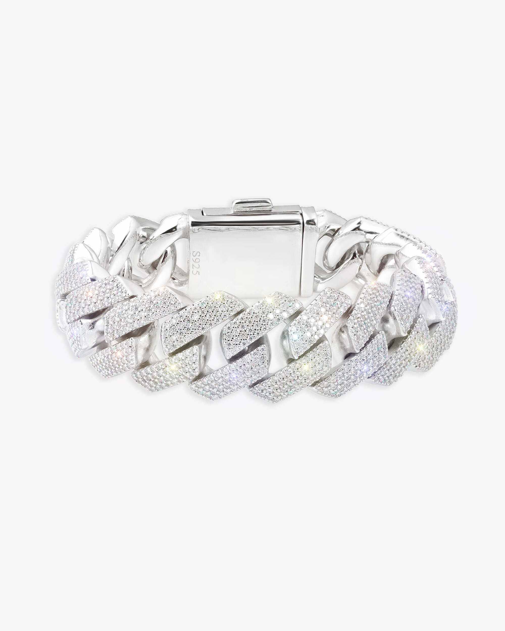 Moissanite Cuban Link Bracelet 14K Gold (ALL SIZES) - Image 26
