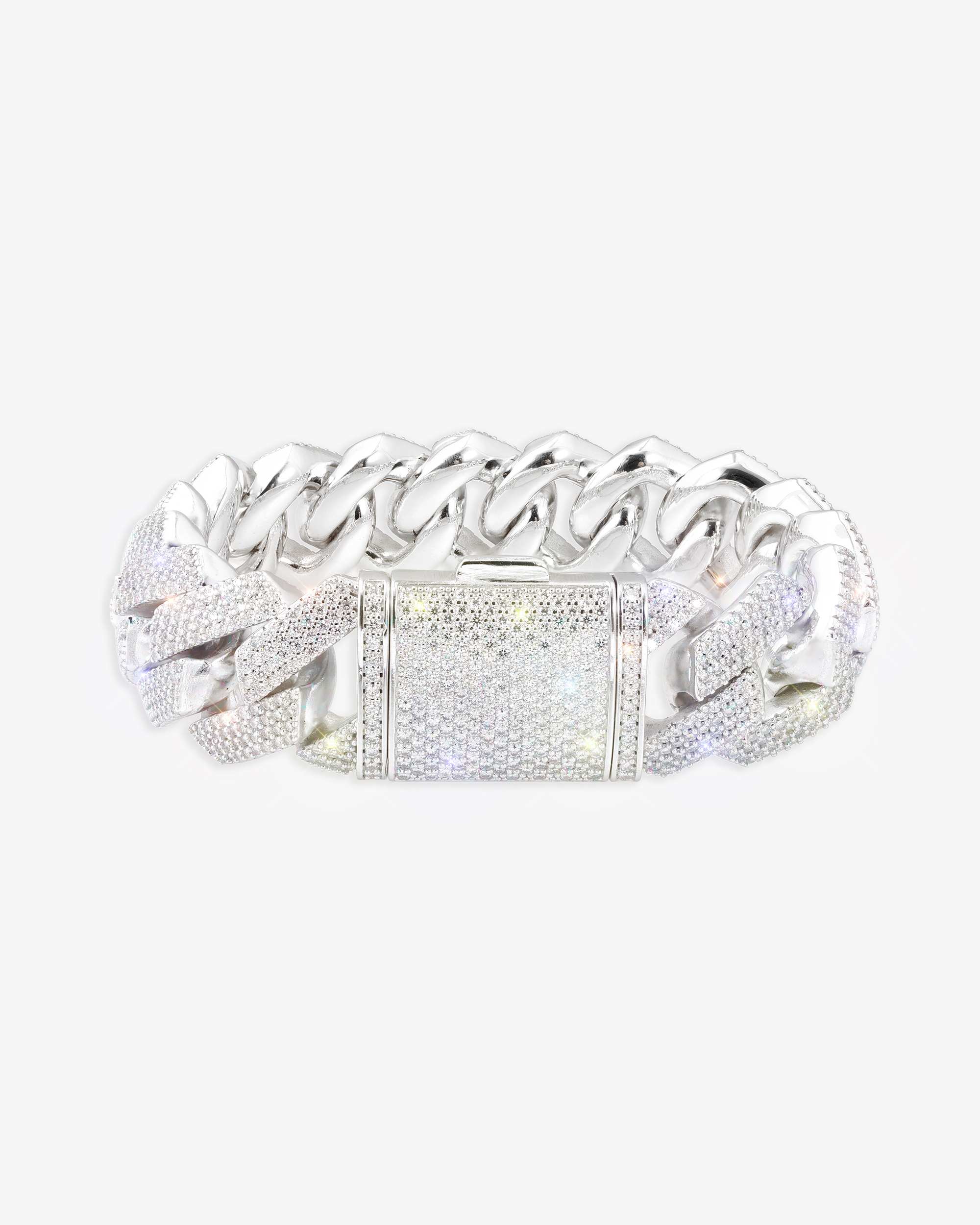 Moissanite Cuban Link Bracelet 14K Gold (ALL SIZES) - Image 28