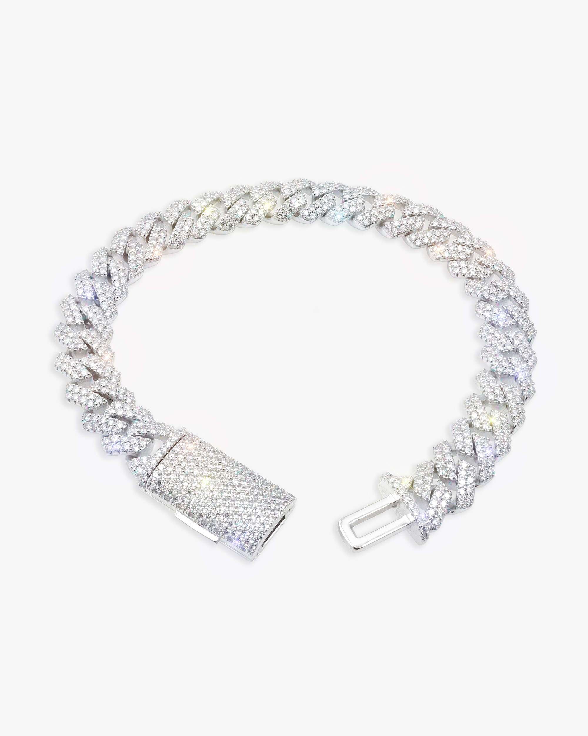 Moissanite Cuban Link Bracelet 14K Gold (ALL SIZES) - Image 34