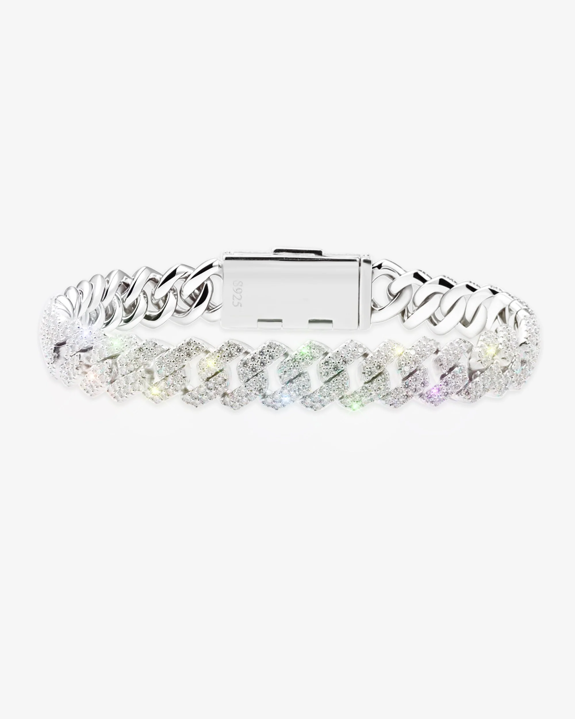 Moissanite Cuban Link Bracelet 14K Gold (ALL SIZES) - Image 43