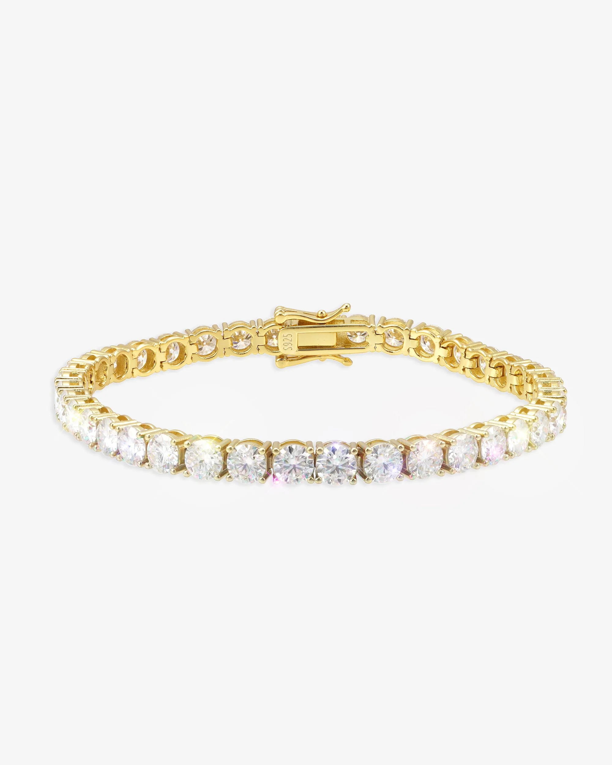 Moissanite Tennis Bracelet 14K Gold (ALL SIZES) - Image 20