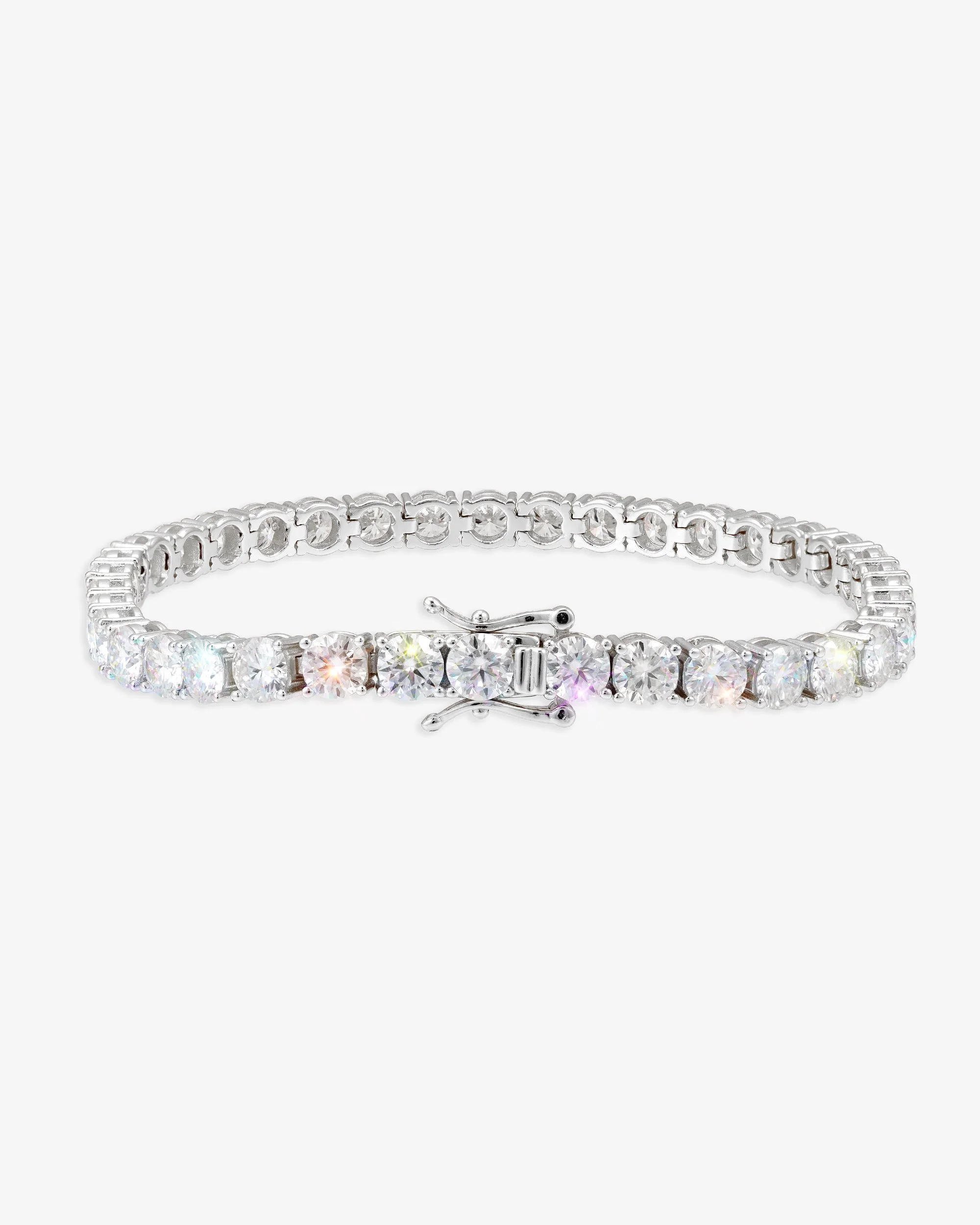 Moissanite Tennis Bracelet 14K Gold (ALL SIZES) - Image 5
