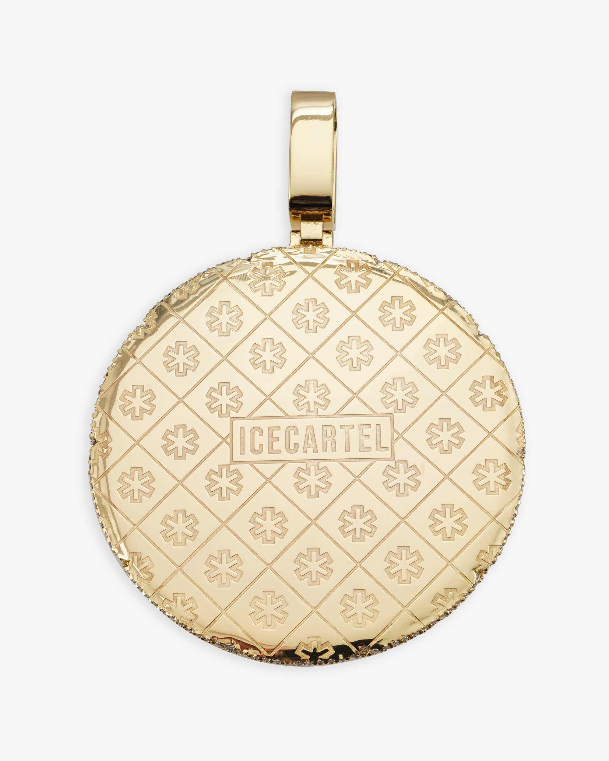 "SIR Z GOLDEN BALL" Custom Circle Pendant 14K Gold - Image 3