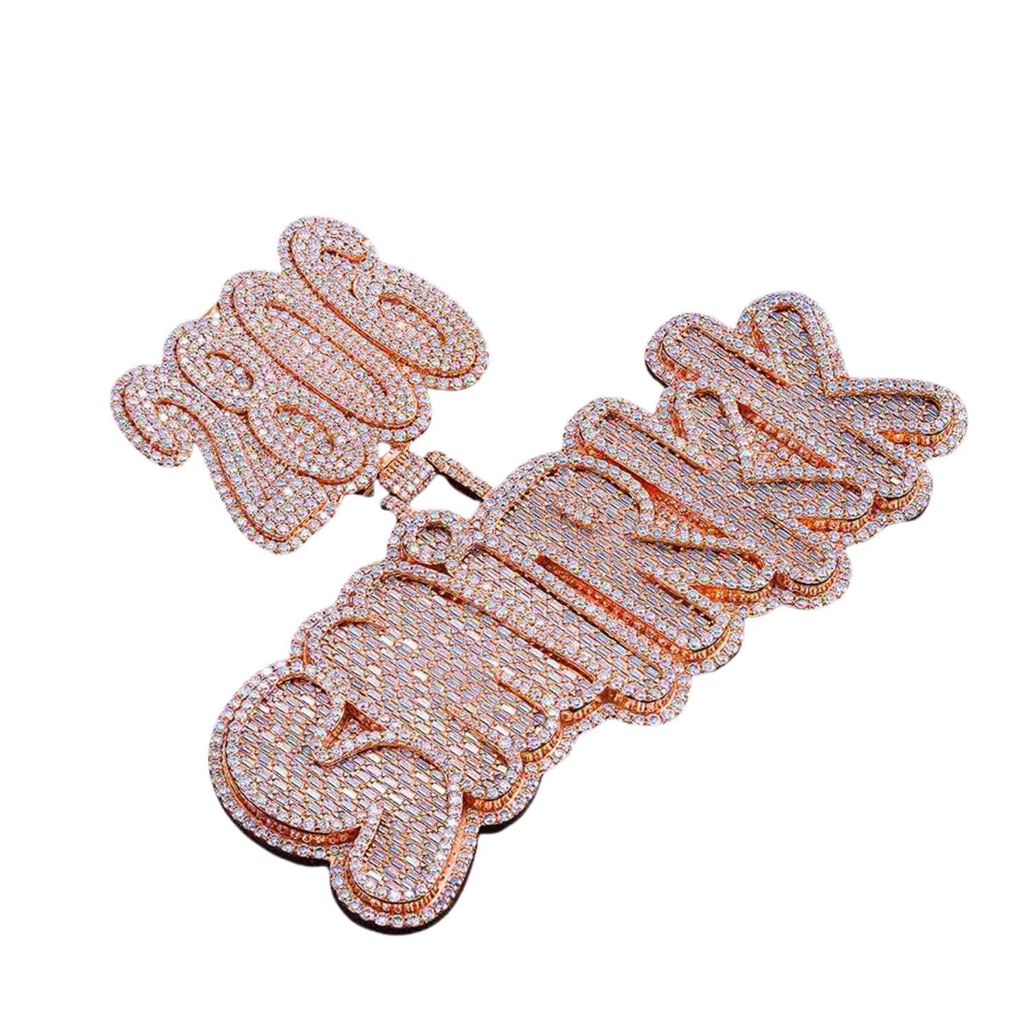 "SMIRKK" Custom Pendant 14K Rose Gold - Image 2