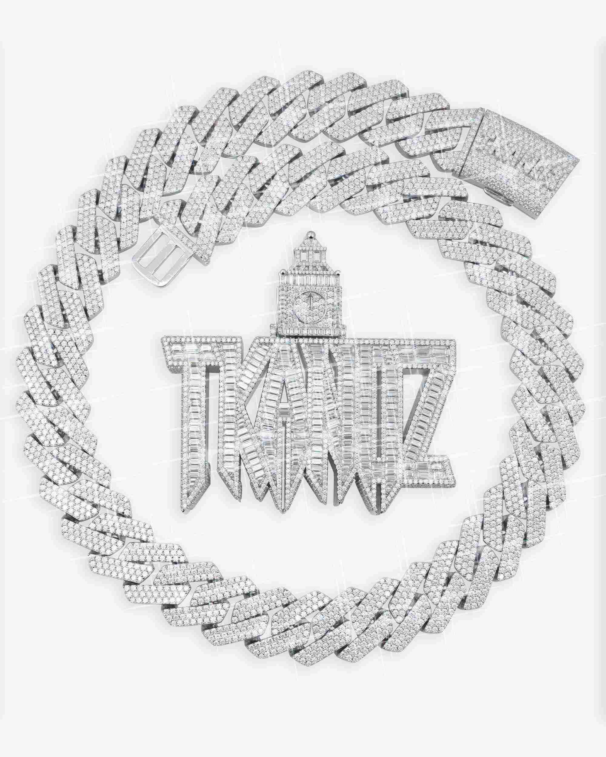 "TKANDZ" Custom Diamond Pendant 14K Gold - Image 8