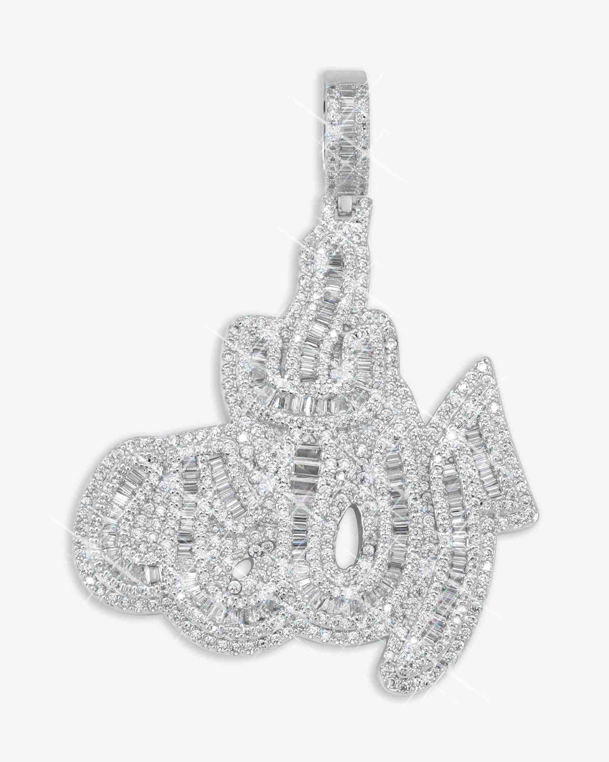 VVS Allah Pendant 14K Gold