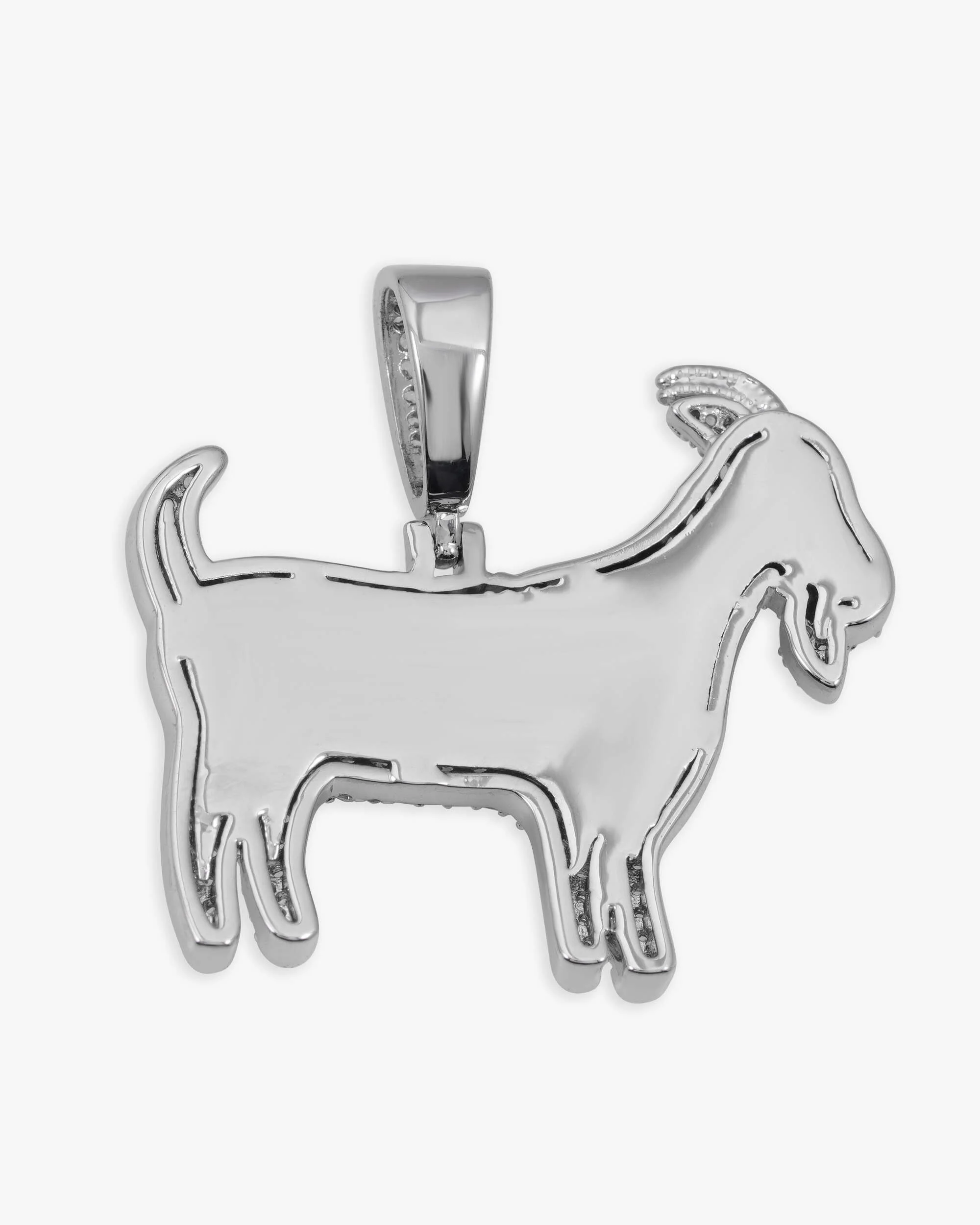VVS Goat Pendant 14K Gold - Image 5