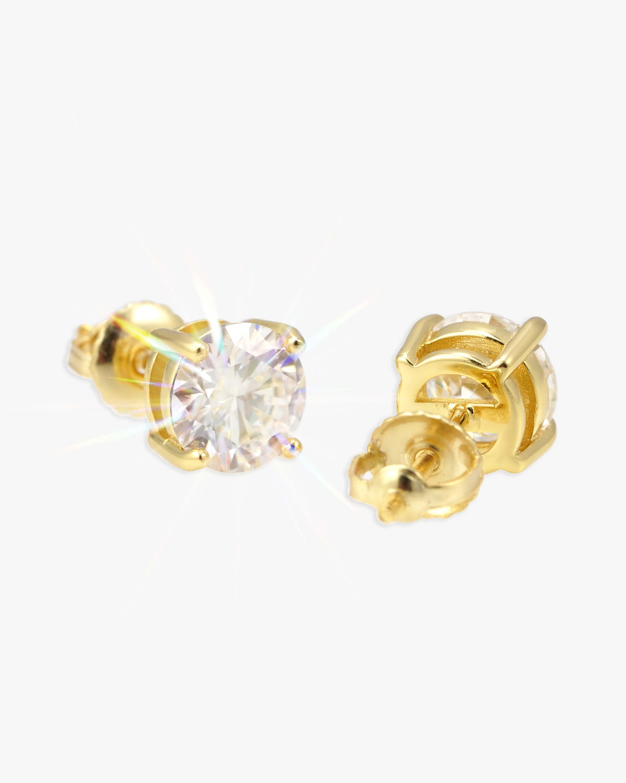 VVS Moissanite Stud Earrings (ALL SIZES) - Image 11