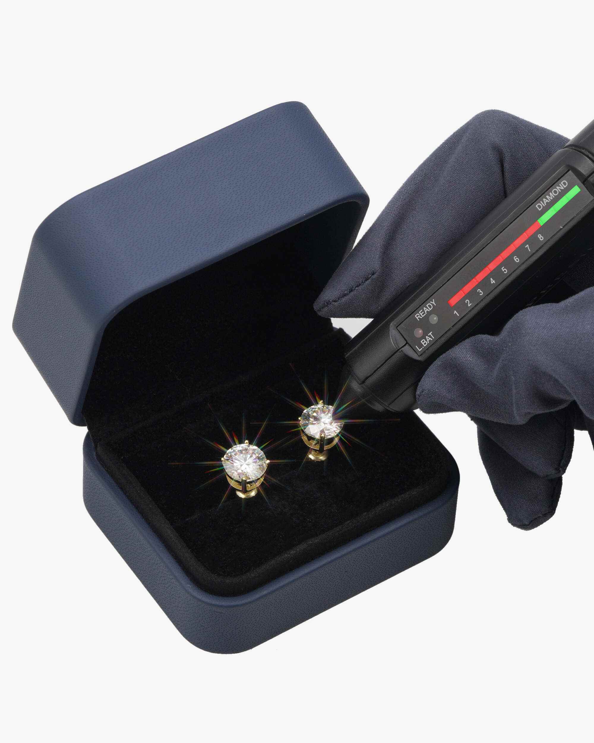 VVS Moissanite Stud Earrings (ALL SIZES) - Image 17