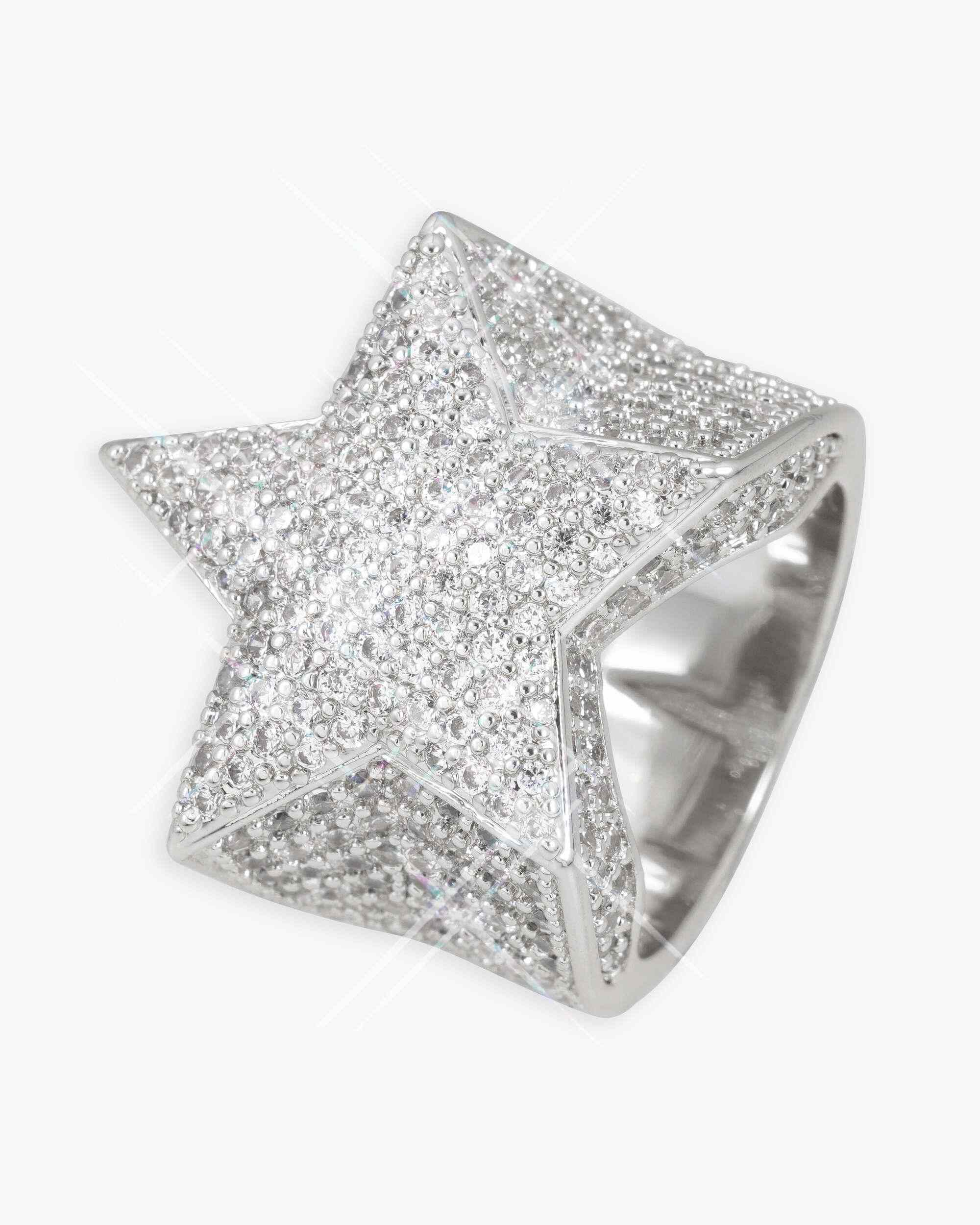 VVS Star Ring 14K Gold - Image 3