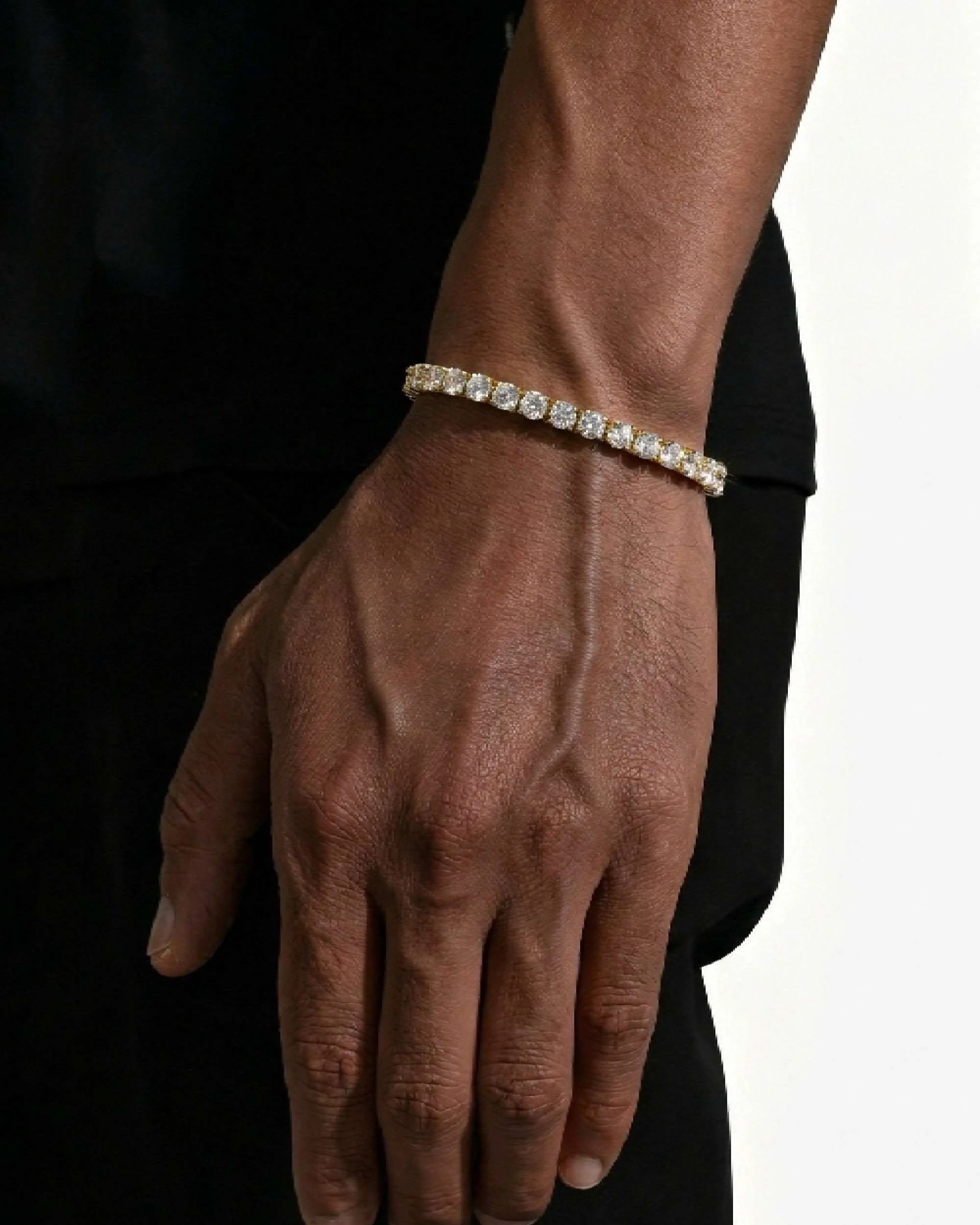 VVS Tennis Bracelet 14K Gold (ALL SIZES) - Image 17