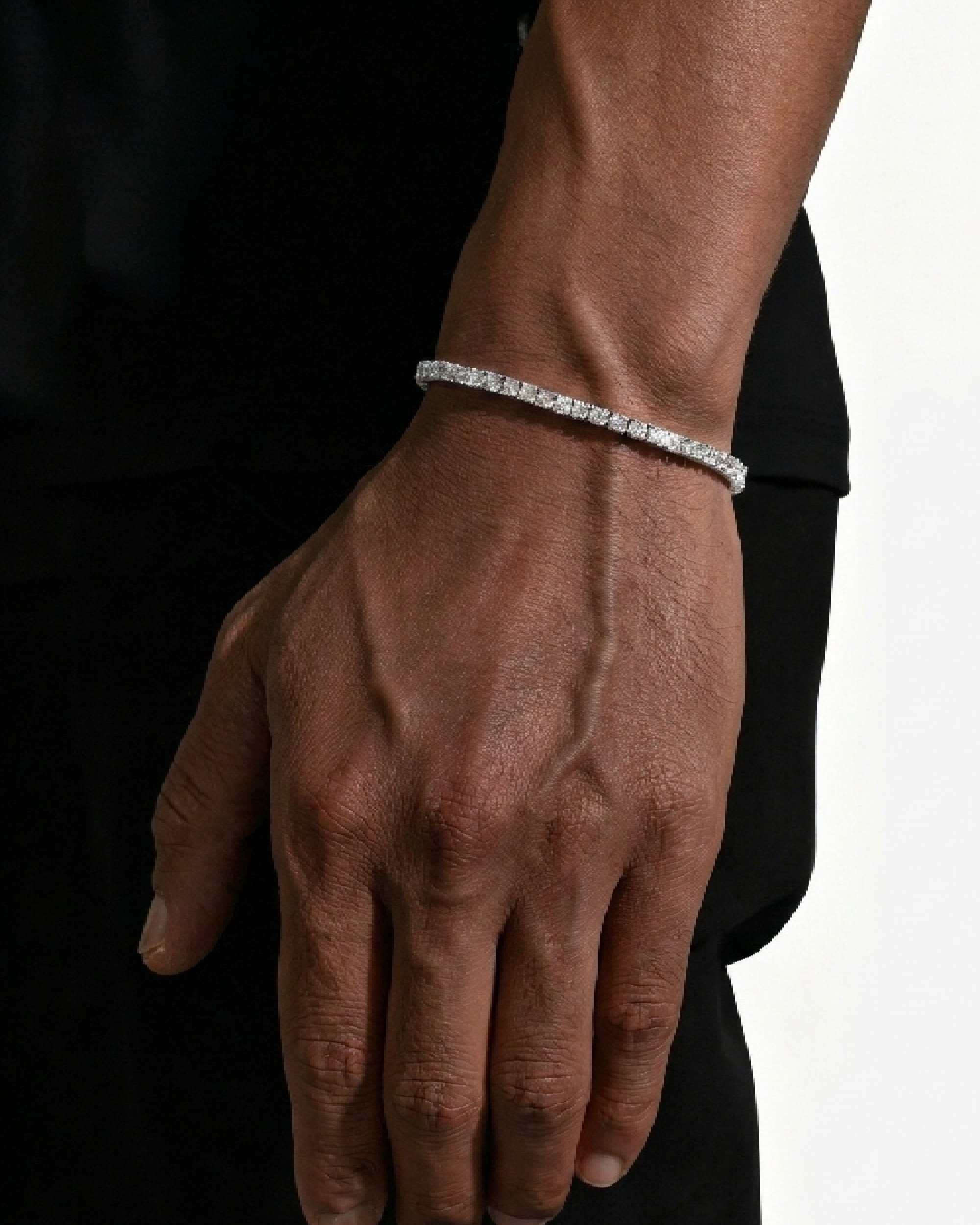 VVS Tennis Bracelet 14K Gold (ALL SIZES) - Image 9
